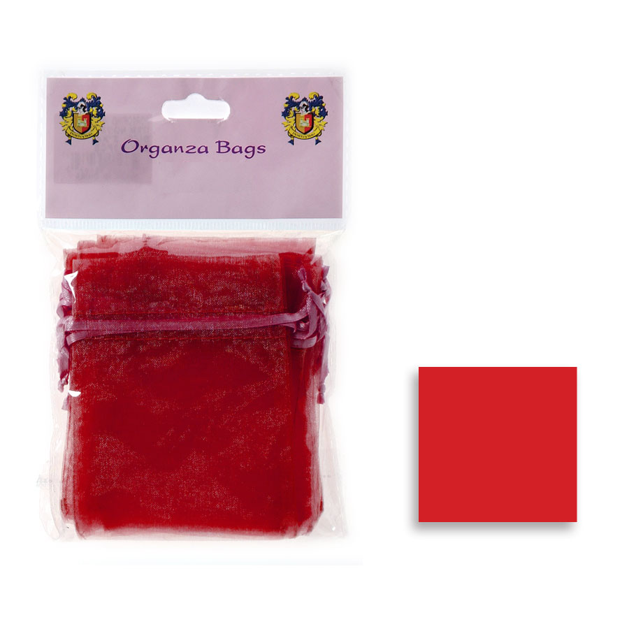 Organza Sheer Bags 4" x 5"  - 12pcs Pack