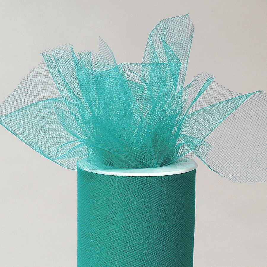 Tulle Roll 6" x 25yds  Aqua