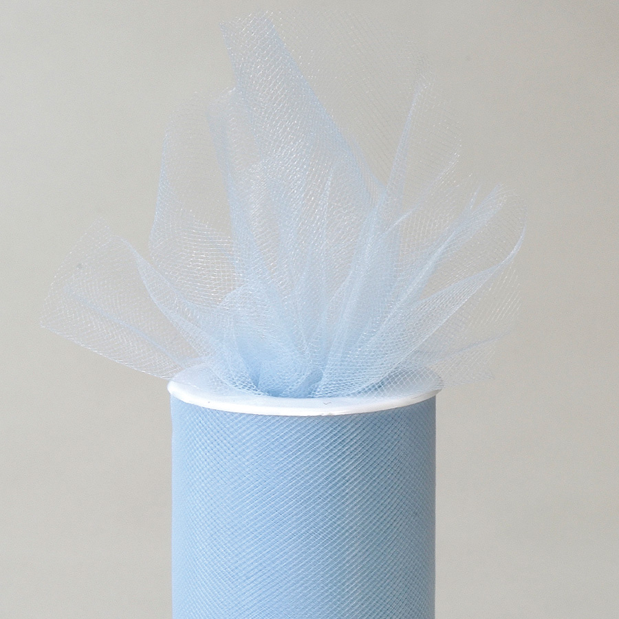 Tulle Roll 6" x 25yds  Blue