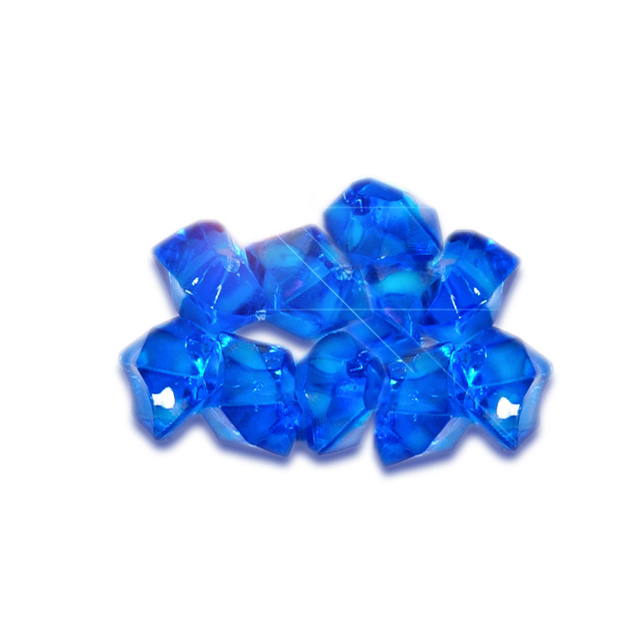 Acrylic Crystal Ice Décor Royal Blue