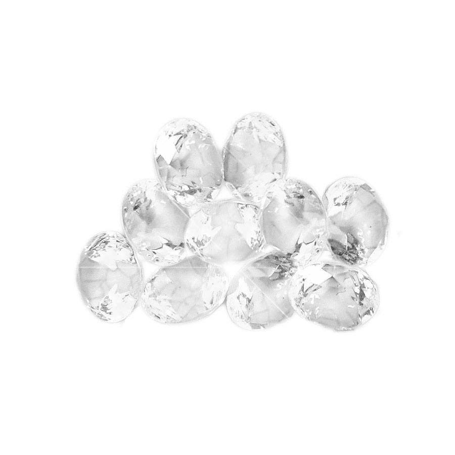 Acrylic Diamonds Gem Décor Clear