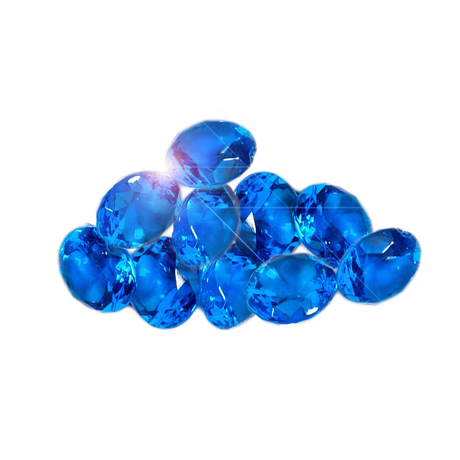 Acrylic Diamonds Gem Décor Royal Blue