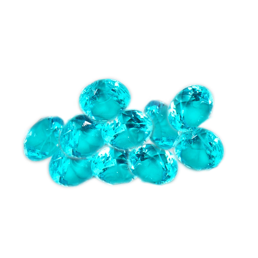Acrylic Diamonds Gem Décor Turquoise