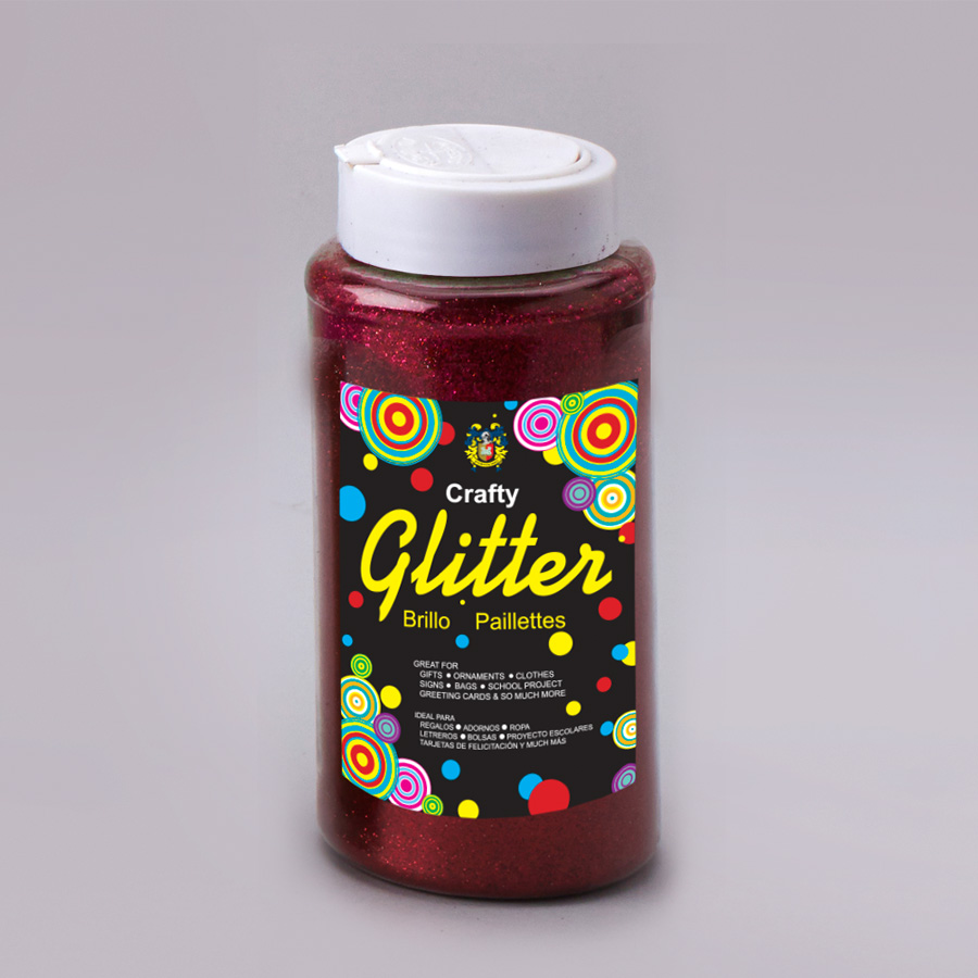 Fine Glitter Bottle 1 LBS - Red