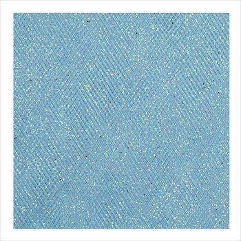 Glitter Tulle 54" X 10yds - Blue