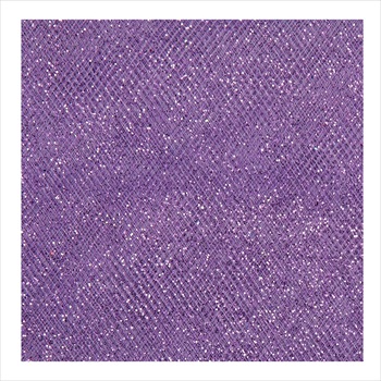 Glitter Tulle 54" X 10yds - Lavender