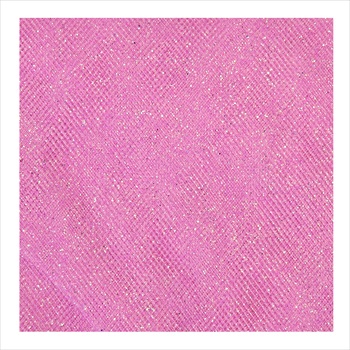 Glitter Tulle 54" X 10yds - Pink