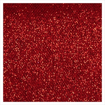 Glitter Tulle 54" X 10yds - Red