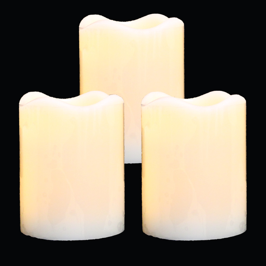 LED Flameless Candle 3½" 12pc/box