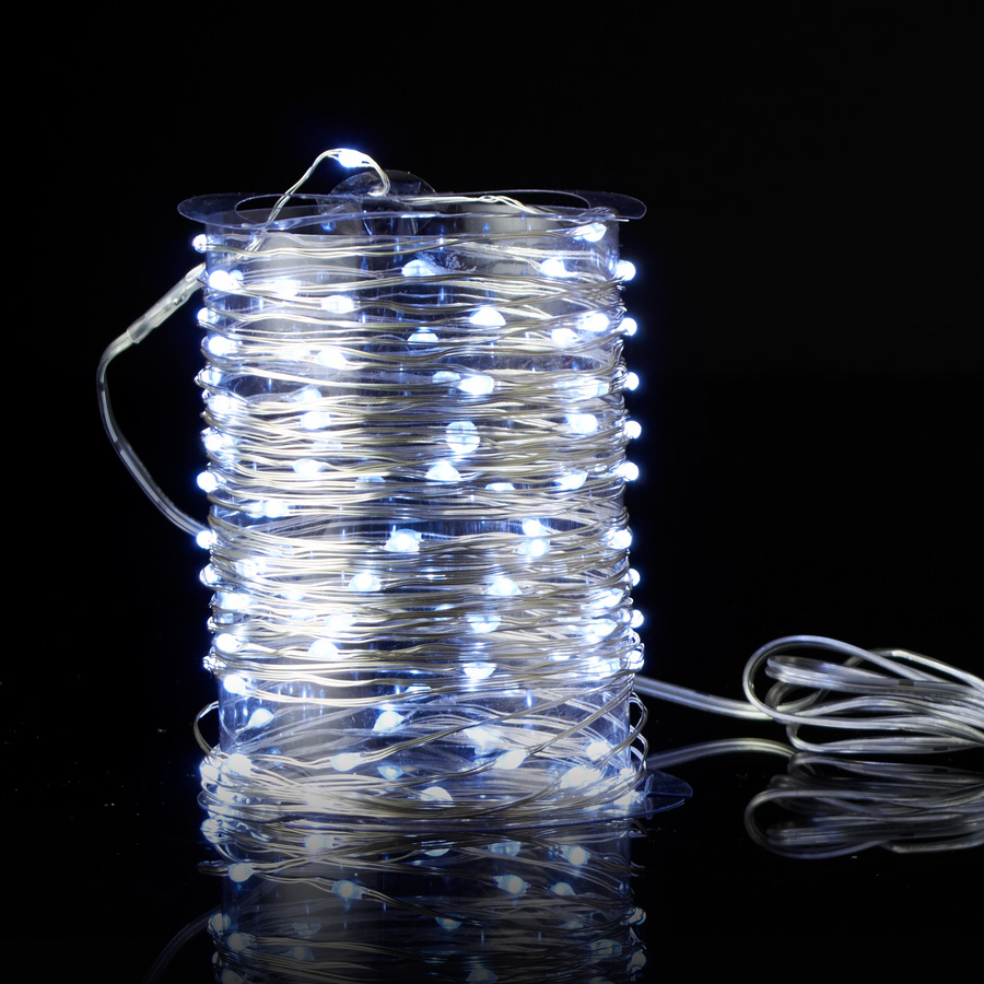LED String Lights 100 LEDs - White