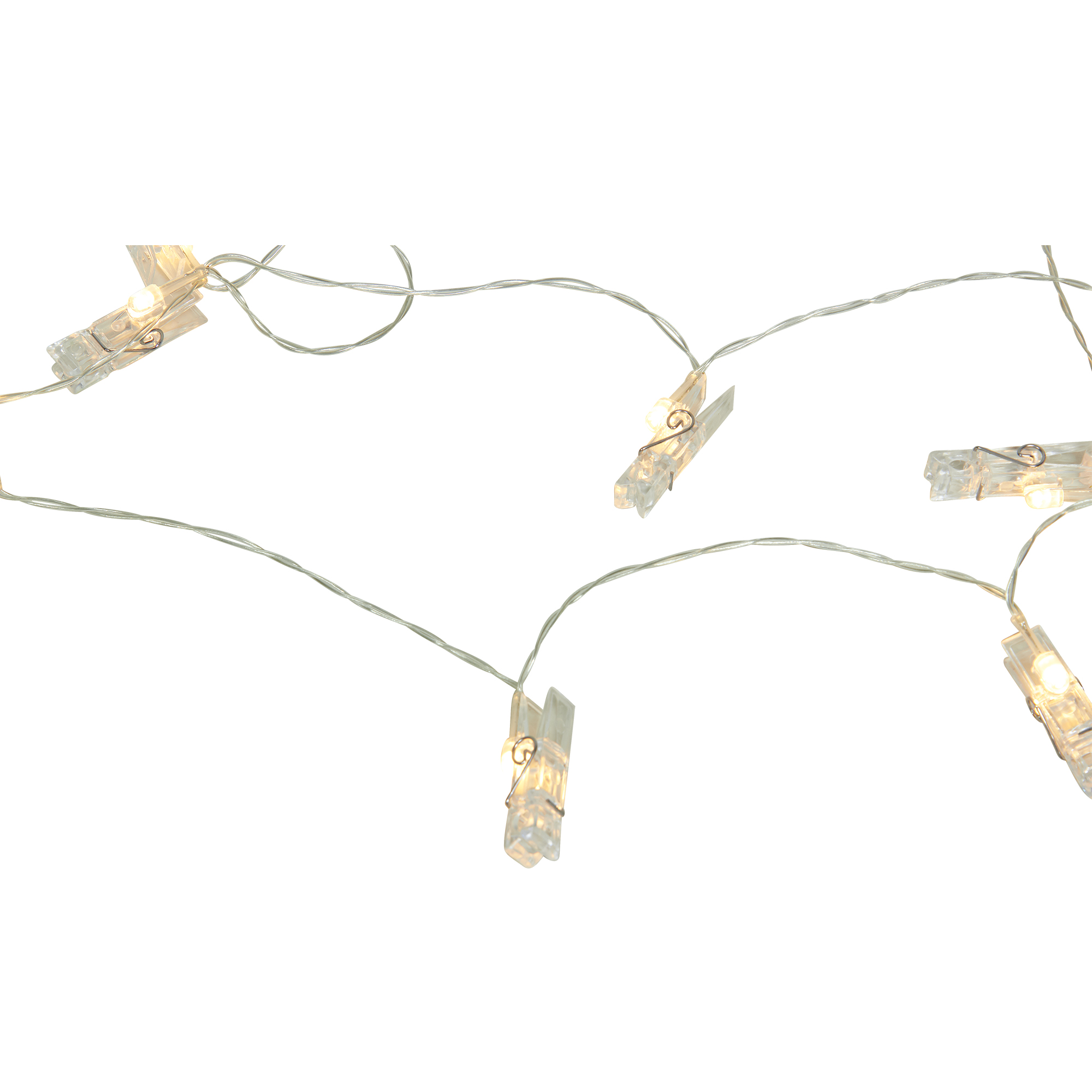 Clothes Pin LED String Lights 7ft