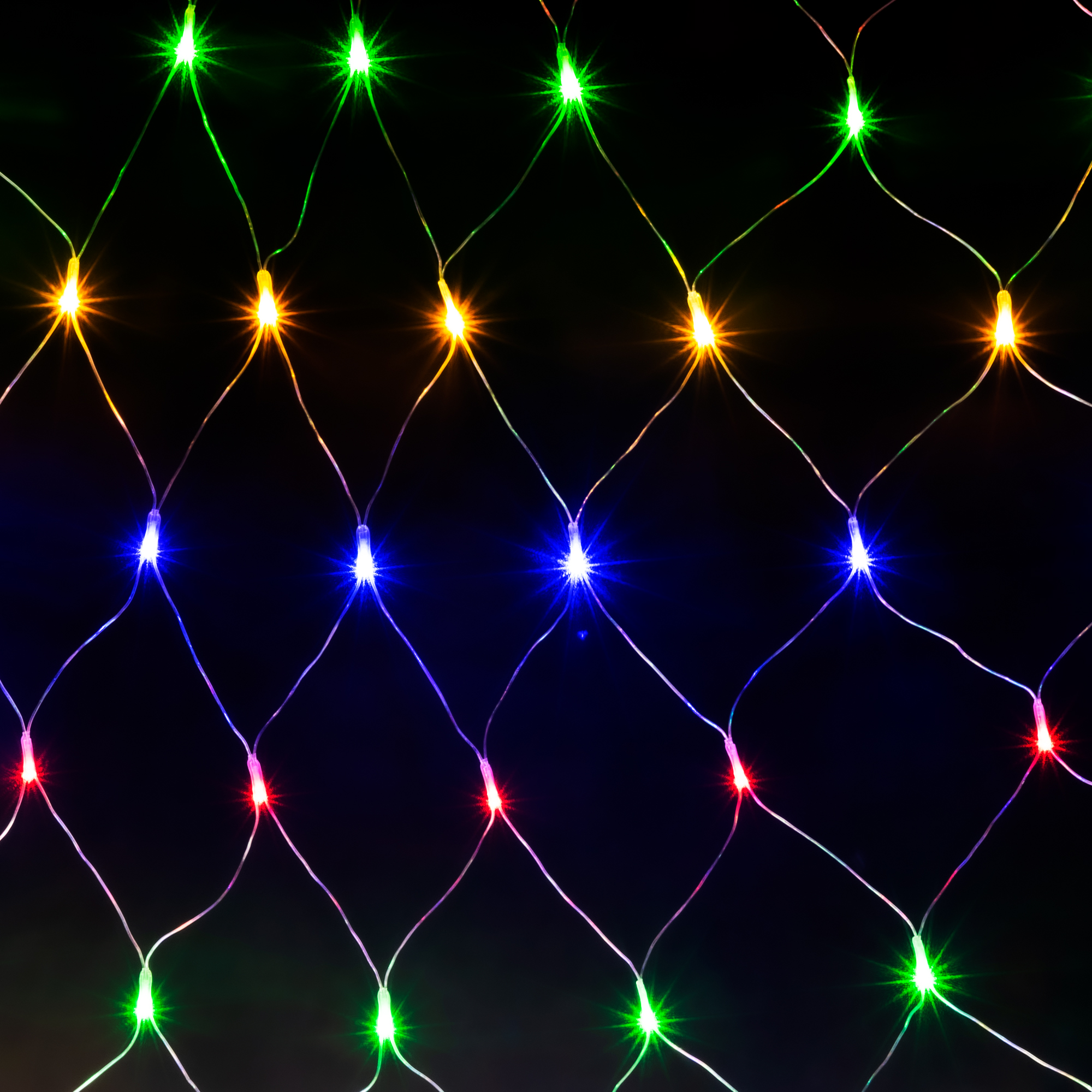 LED Net Lights 800LED Lights 20ft x 10ft - Multicolor