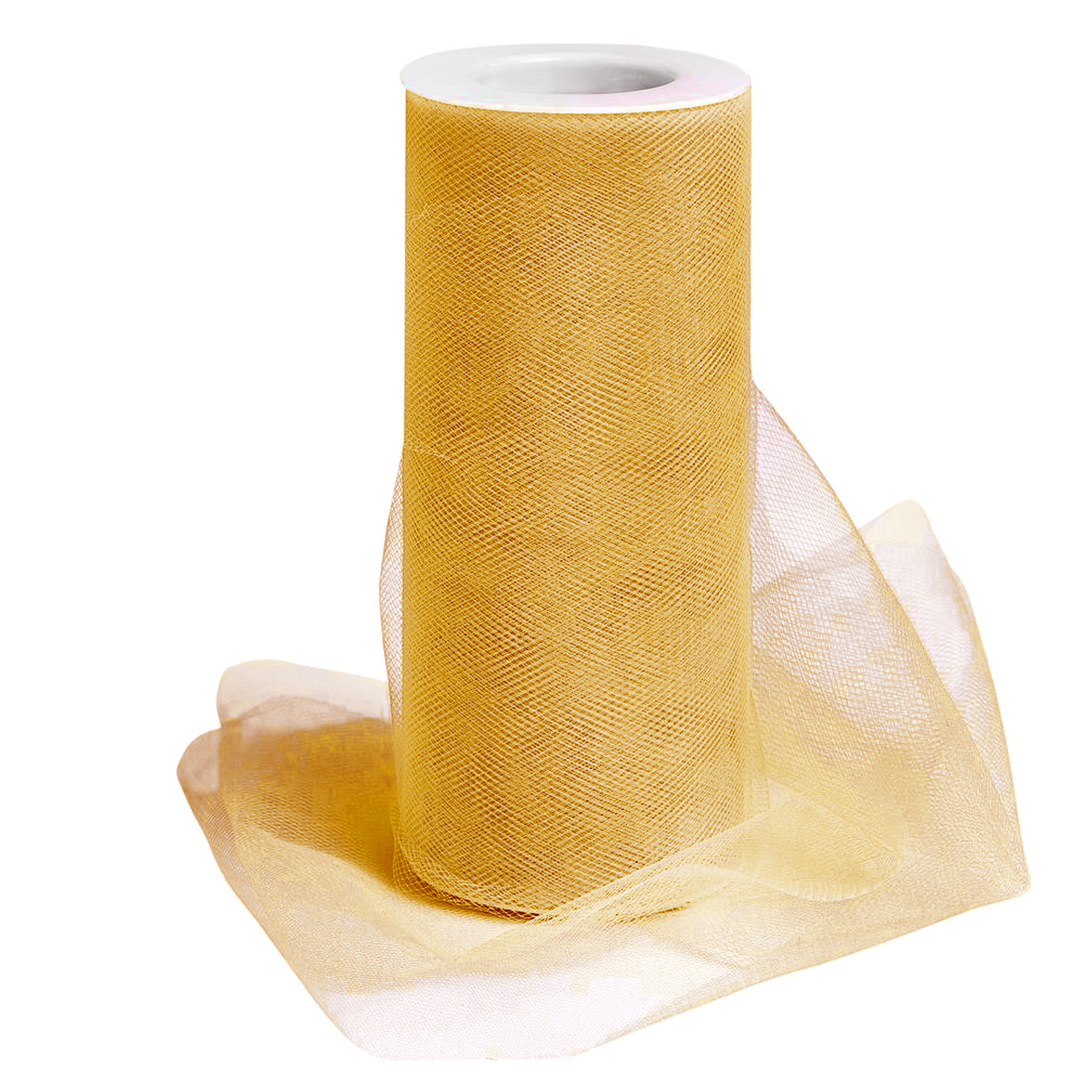 Tulle Roll 6" x 200yds Gold