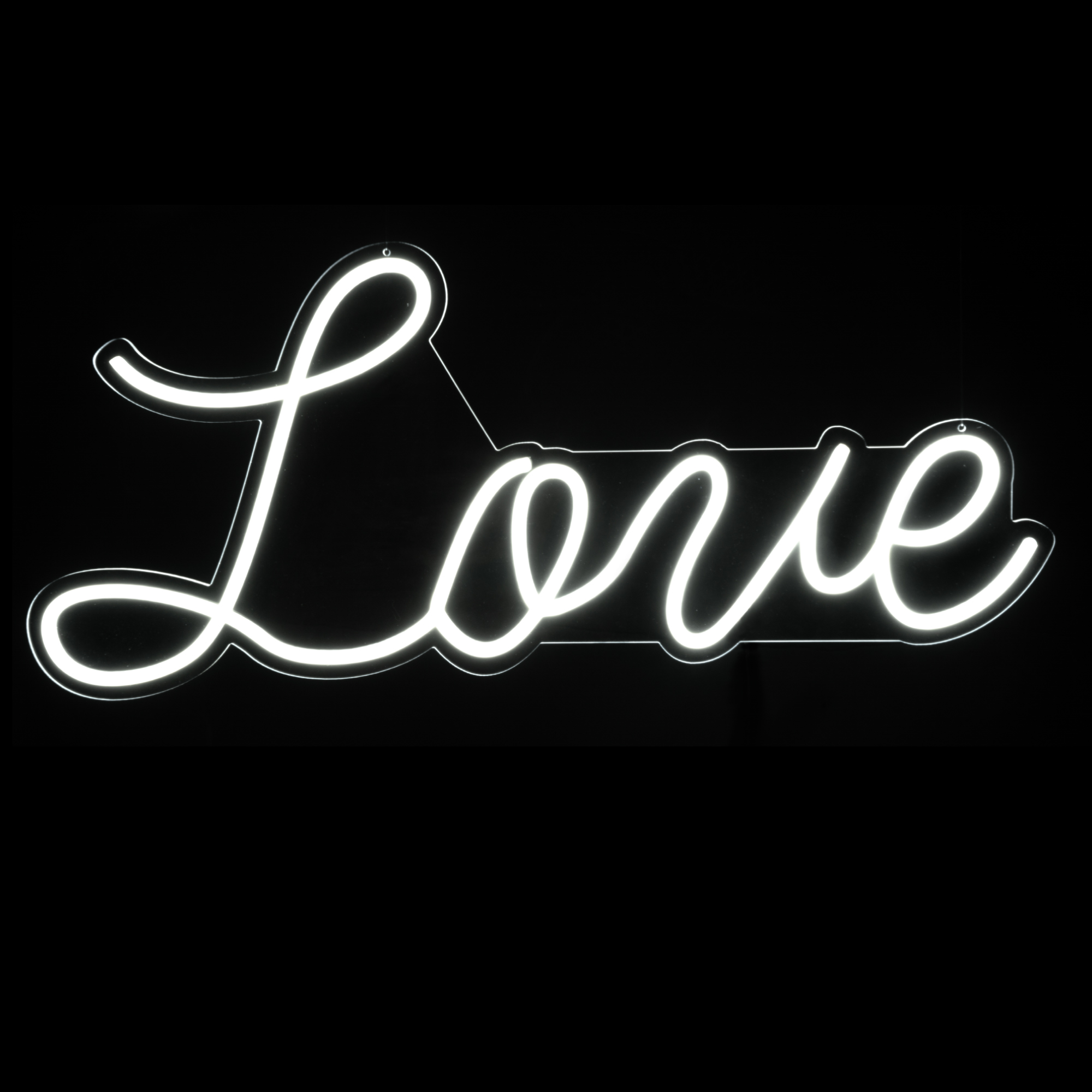 "Love" Neon Light Sign With Hanging Chain 27“