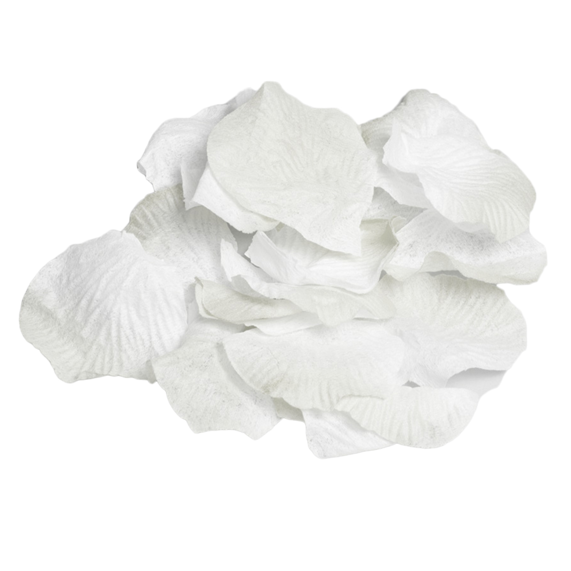 Silk Rose Petals 400pc/bag - White