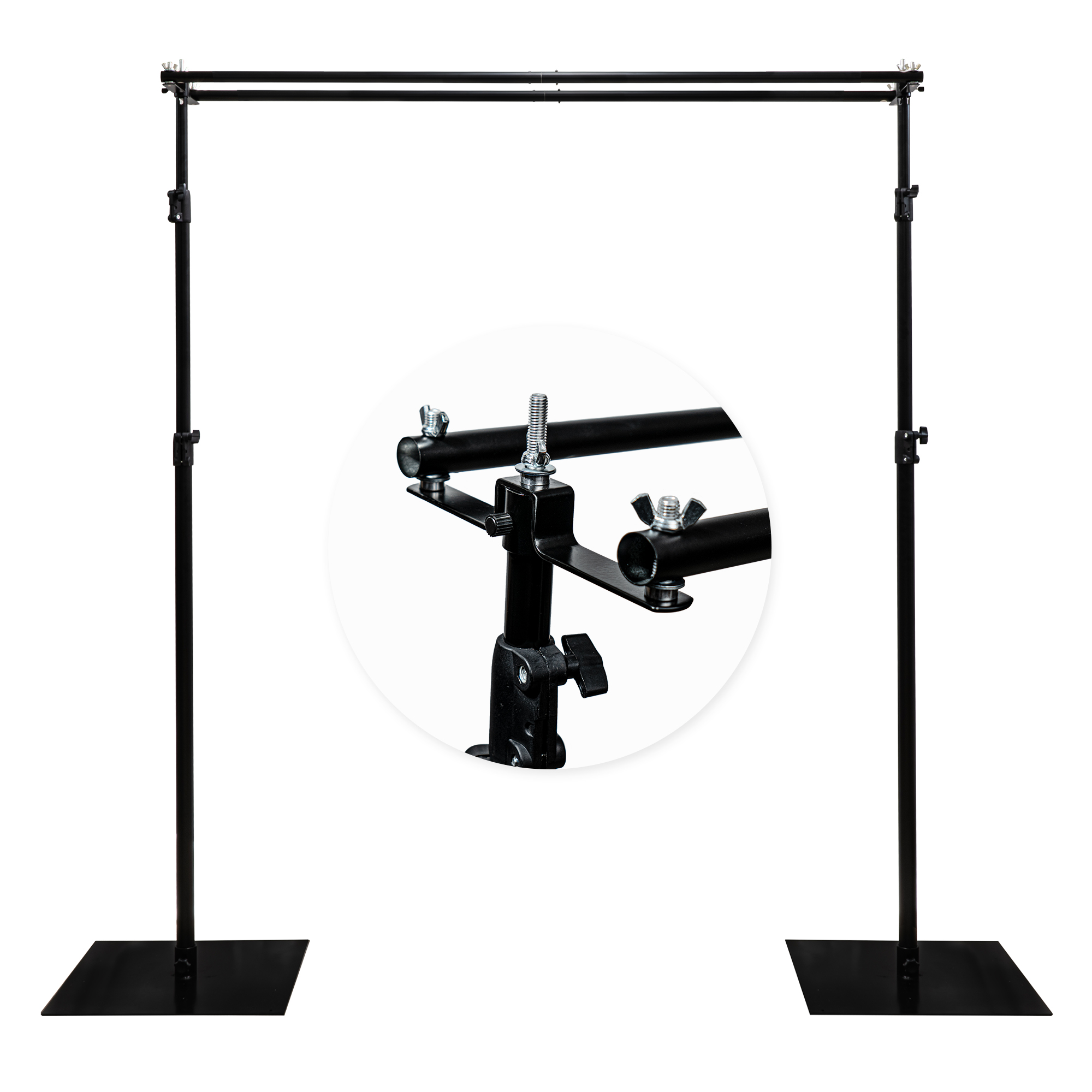 Heavy Duty Double Backdrop Stand 10ft