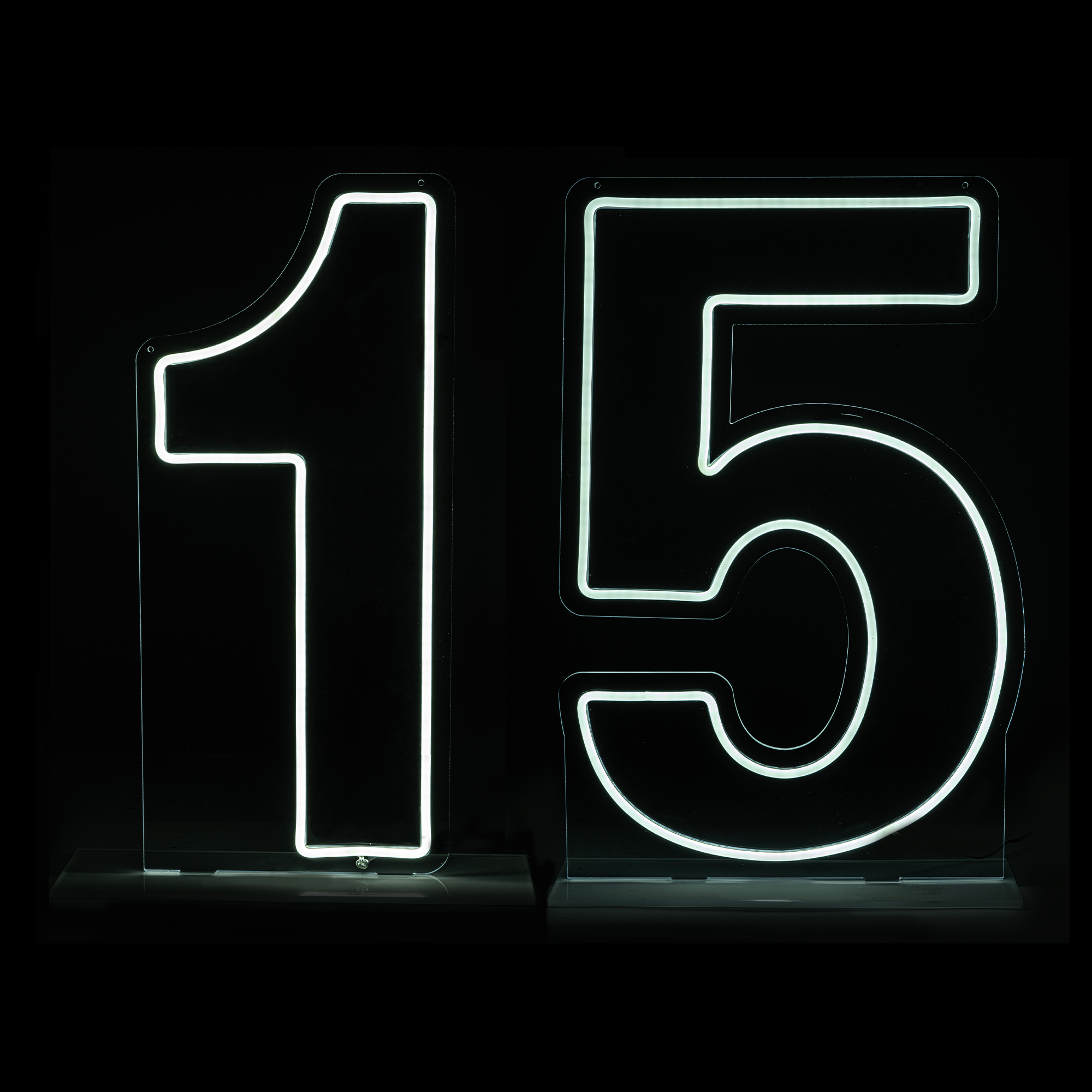 "15" Neon Light Sign With Stand And Hanging Chain 24“