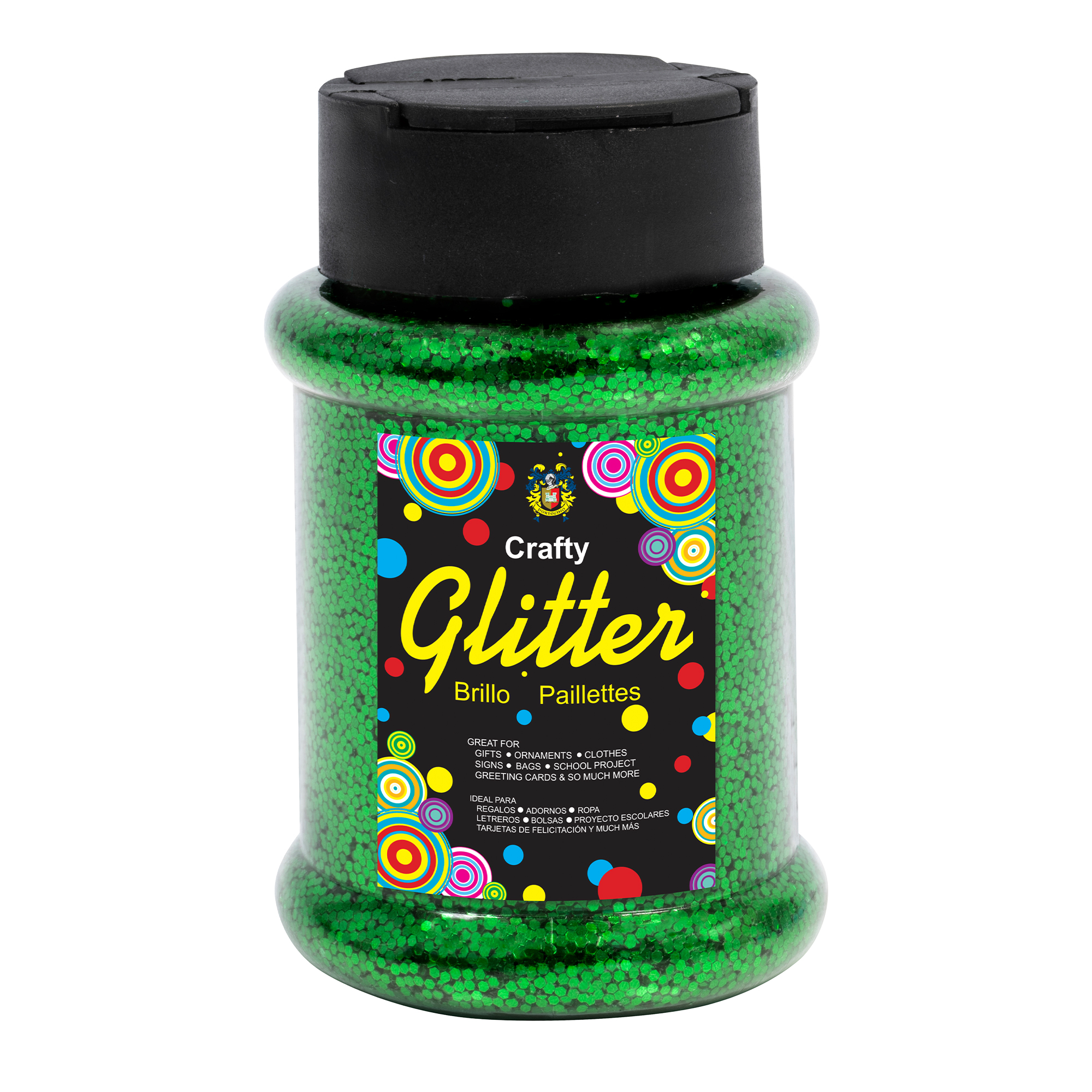 Glitter Bottle 4oz - Green