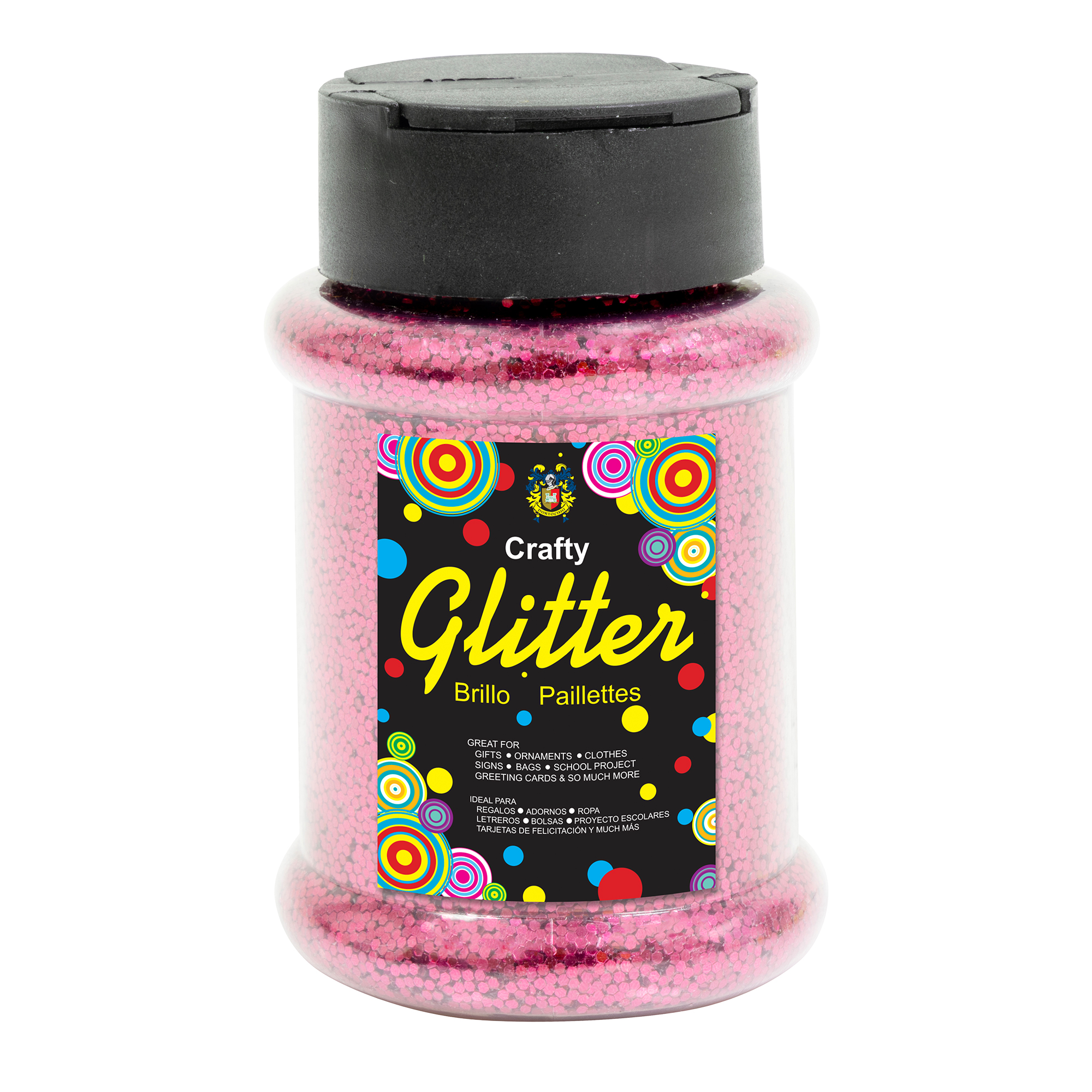 Glitter Bottle 4oz - Pink