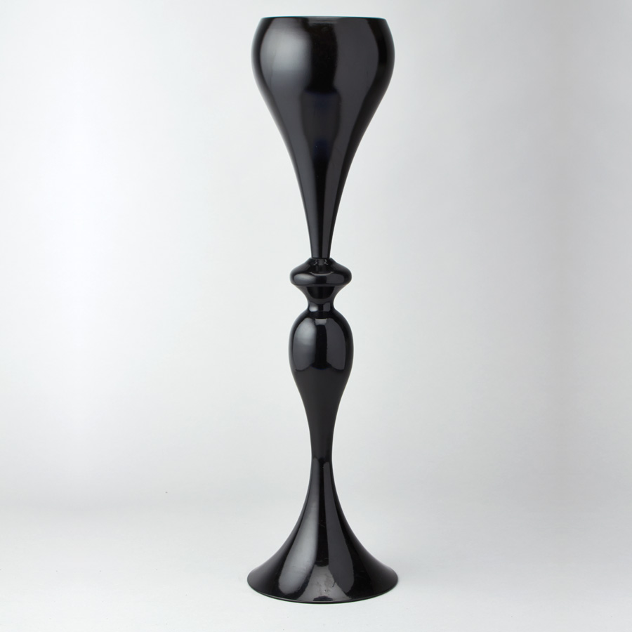Mermaid Shaped Vase Wedding Table Centerpieces 25"- Black