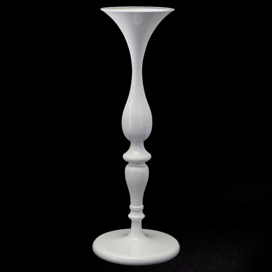 Mermaid Shaped Vase Wedding Table Centerpieces 23¾" - White