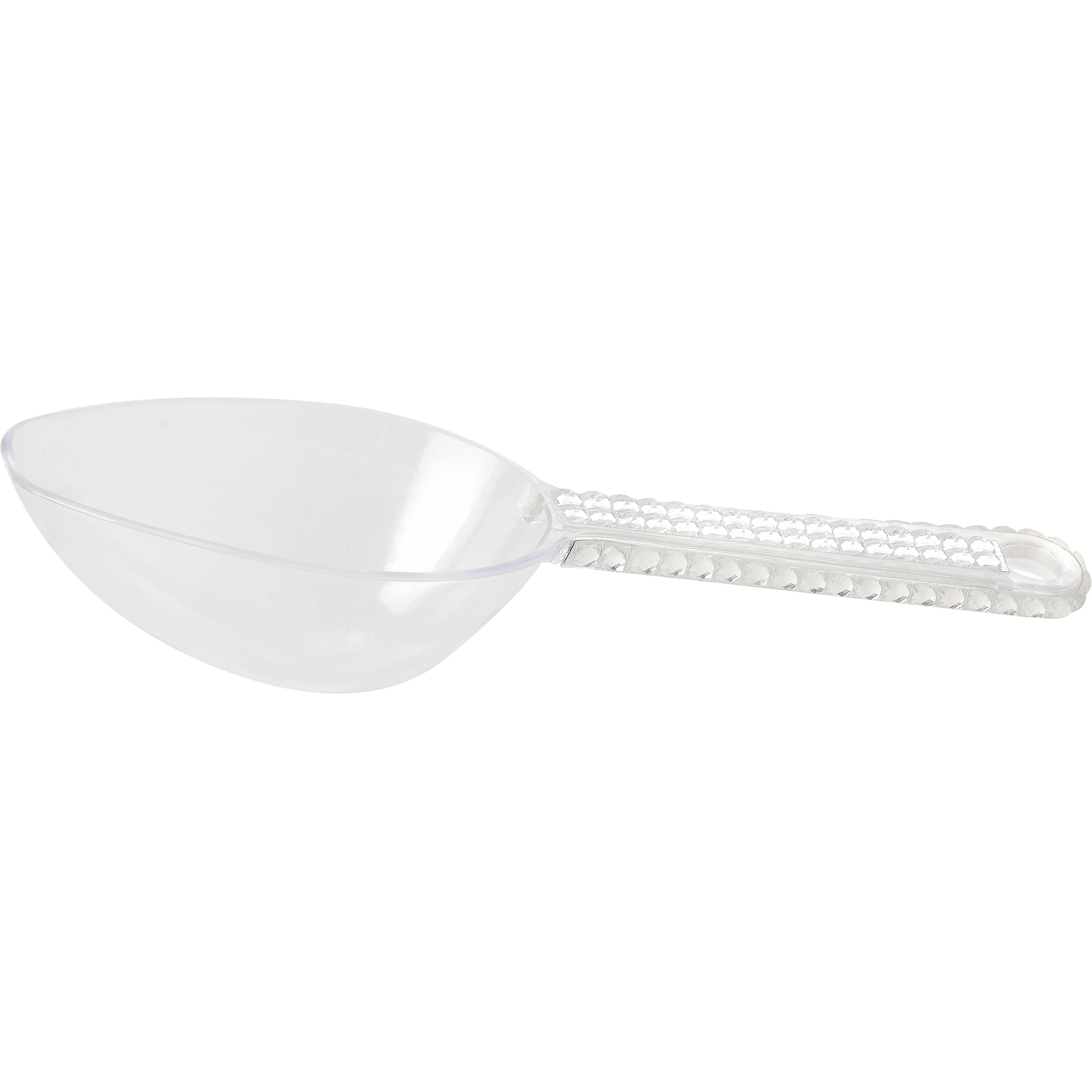 Plastic Candy Scoop 18pc/bag - Clear
