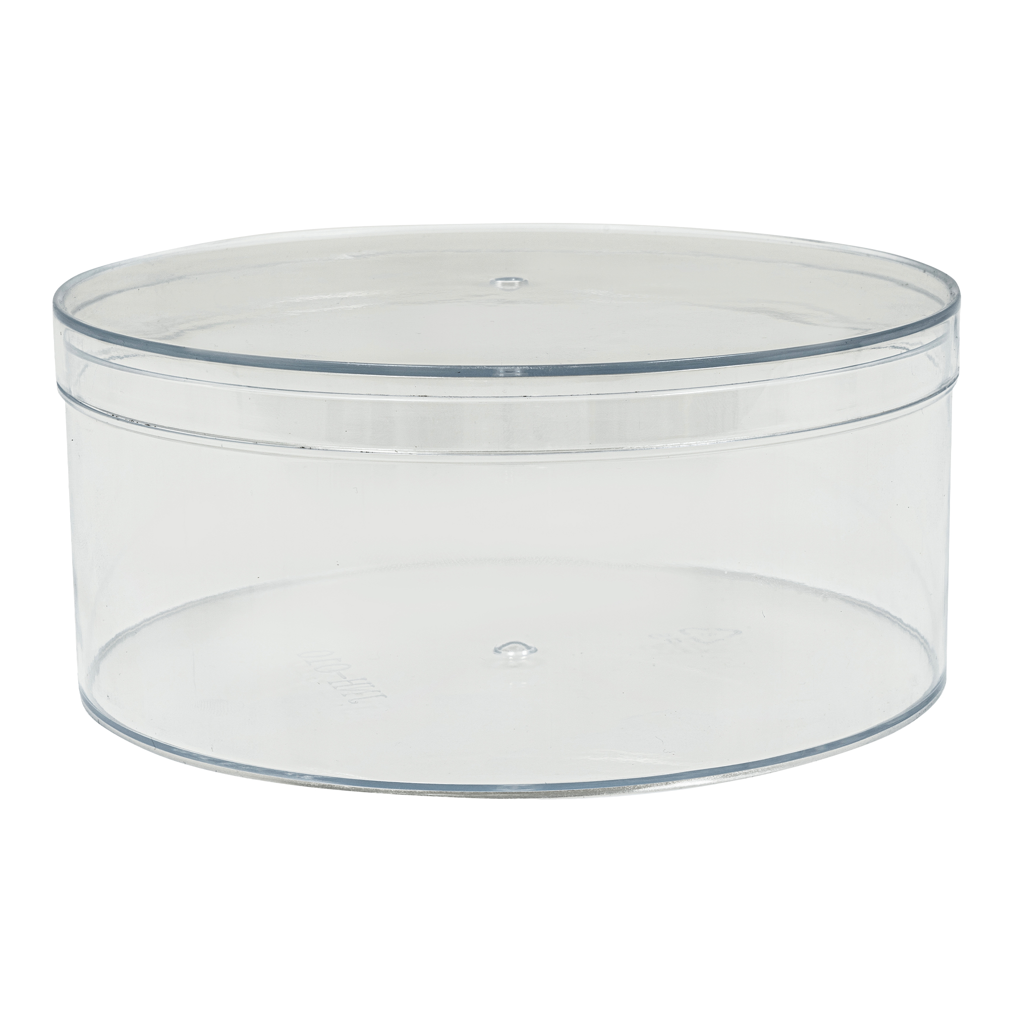 Plastic Round Box 5¼" 8pc/pack  - Clear