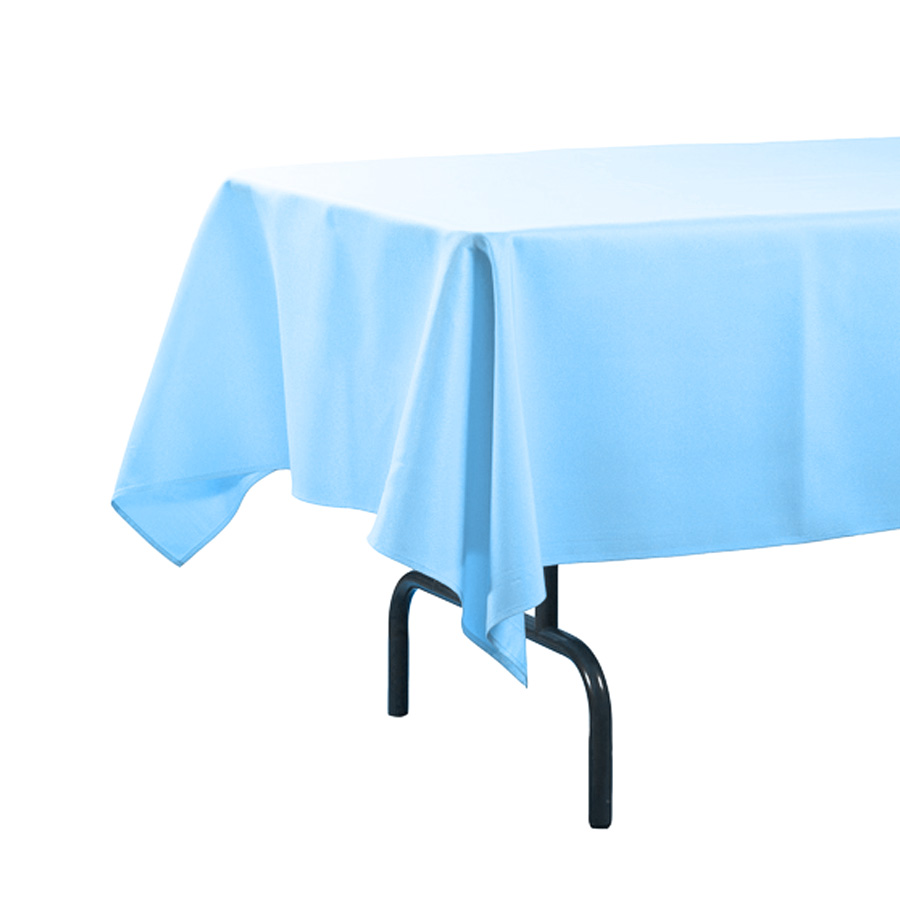 Plastic Rectangle Table Covers - Blue  54" x 108"