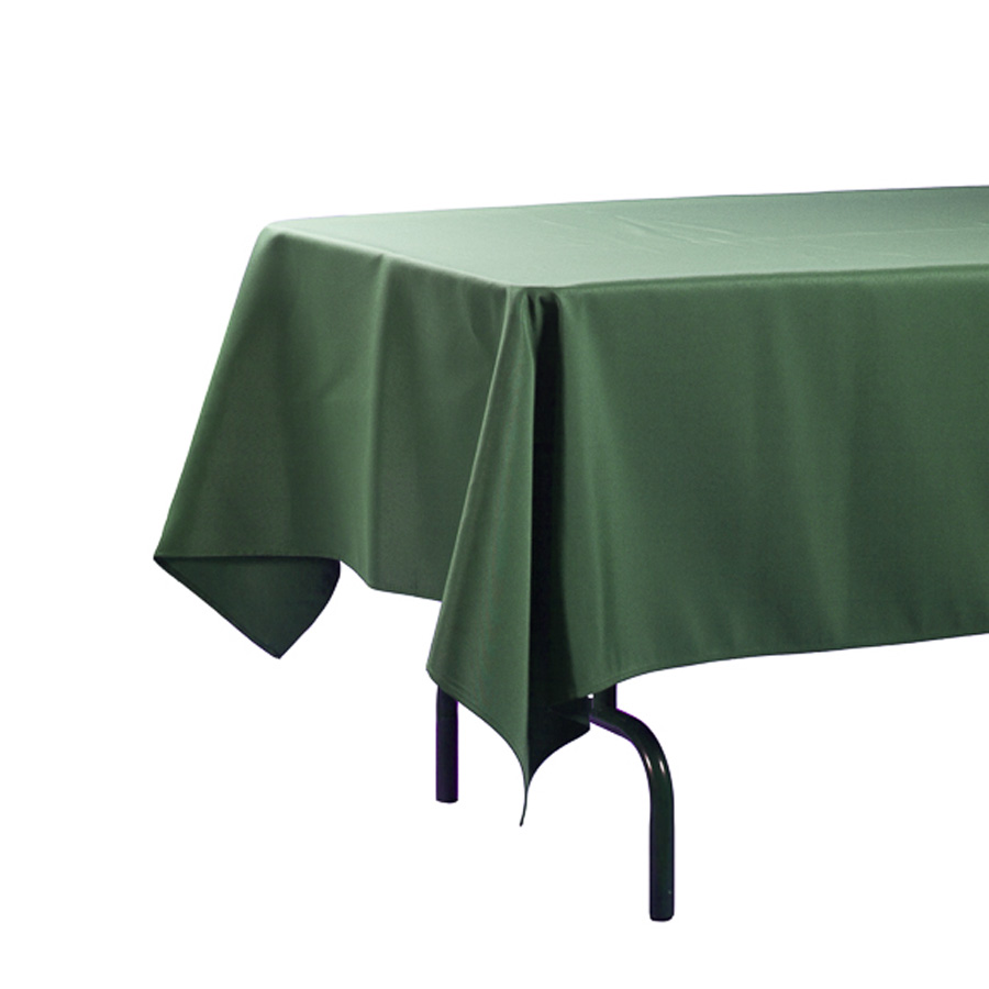 Plastic Rectangle Table Covers - Hunter Green  54" x 108"