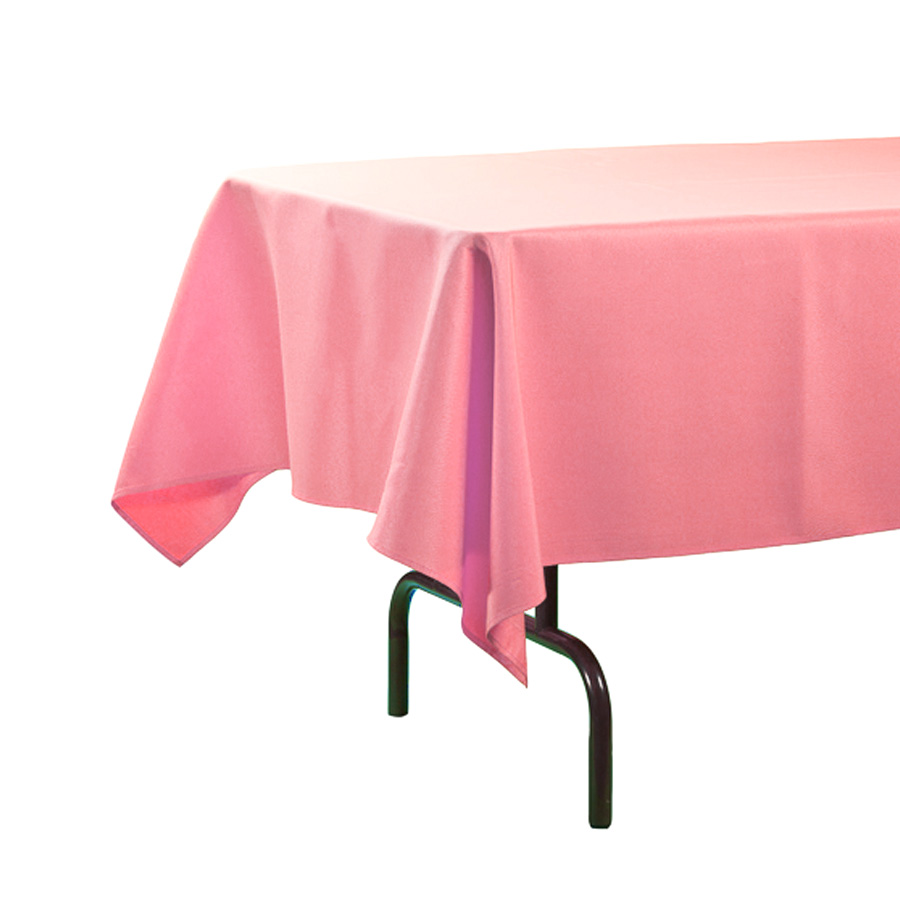 Plastic Rectangle Table Covers - Pink  54" x 108"