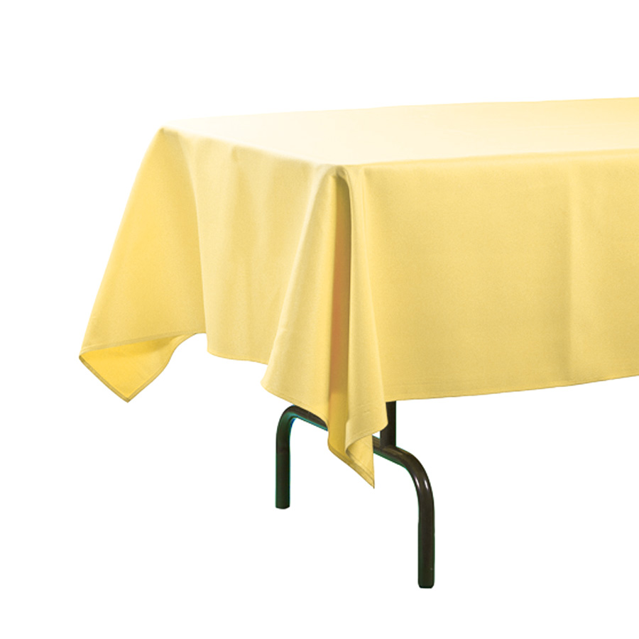Plastic Rectangle Table Covers - Yellow  54" x 108"