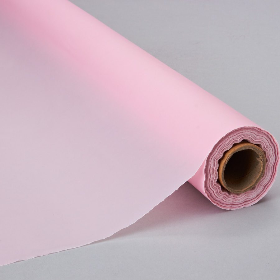 Plastic Table Roll - Pink 40" x 100`