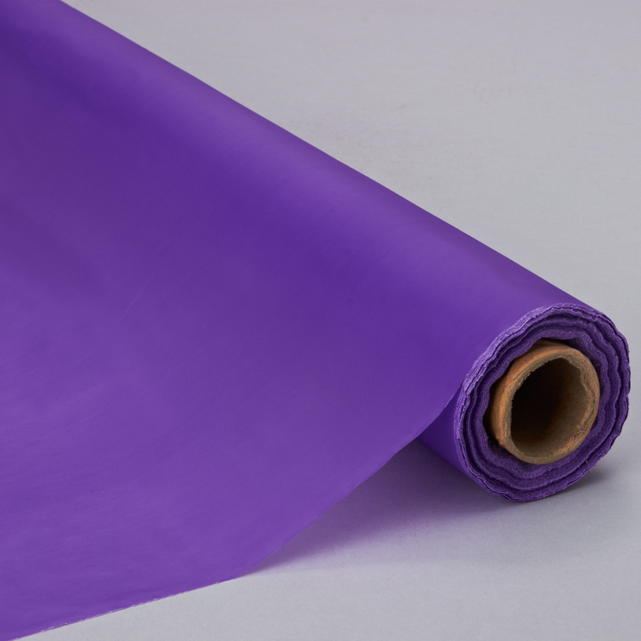 Plastic Table Roll - Purple 40" x 100`