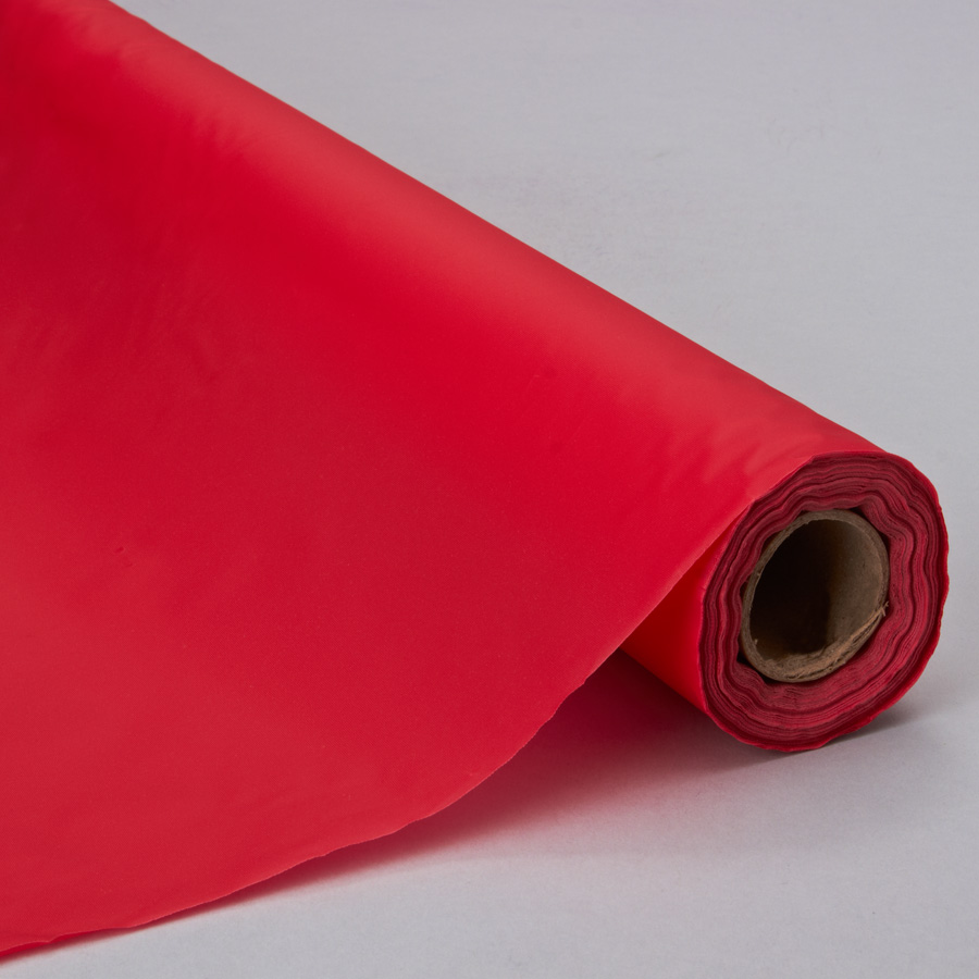 Plastic Table Roll - Red 40" x 100`