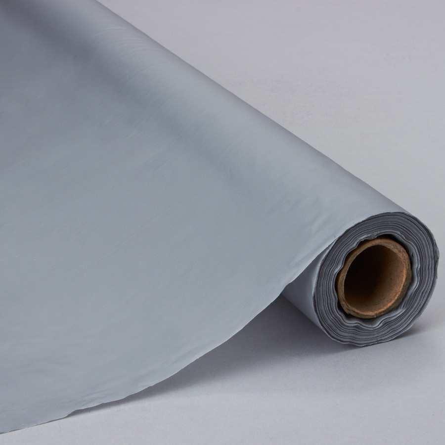 Plastic Table Roll - Silver 40" x 100`