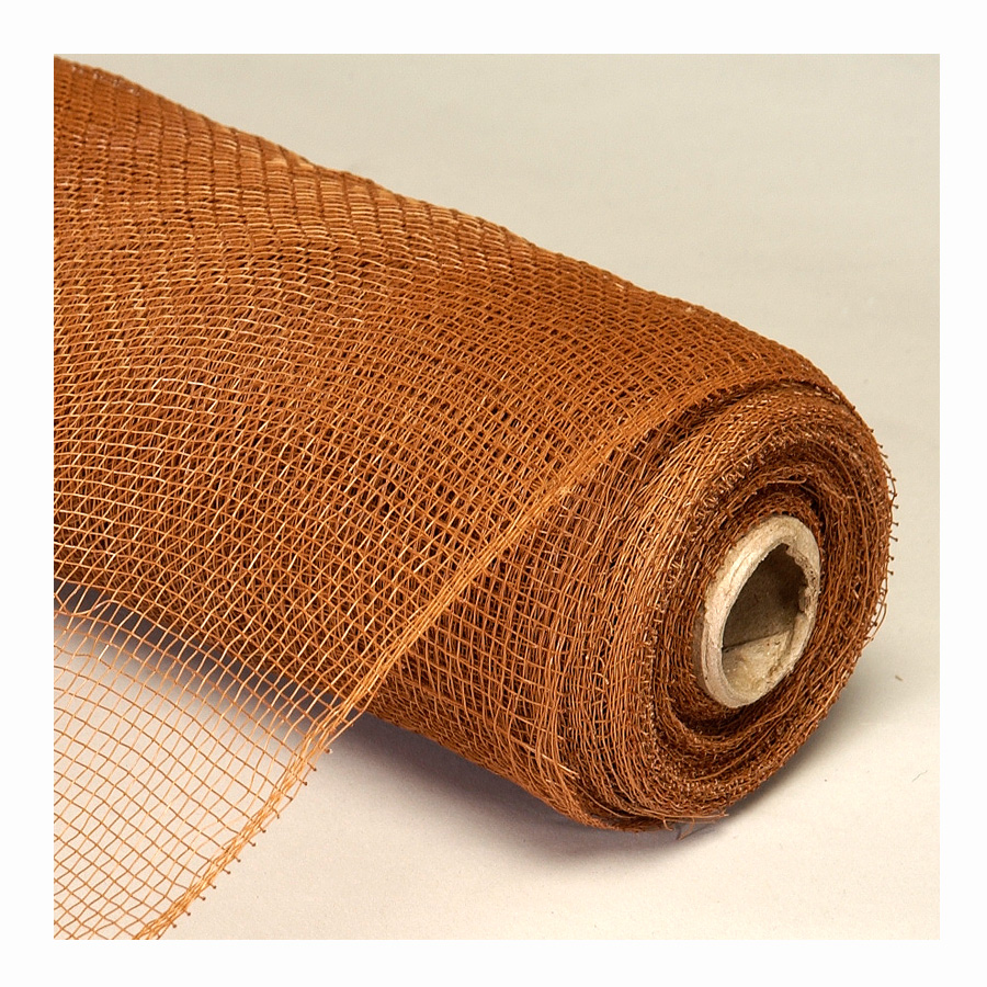 Decorative Poly Mesh Roll - Brown