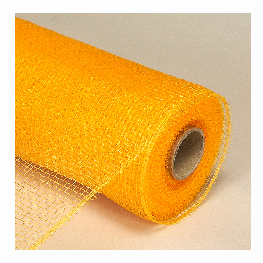 Decorative Poly Mesh Roll - Gold