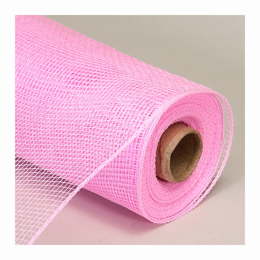 Decorative Poly Mesh Roll - Pink