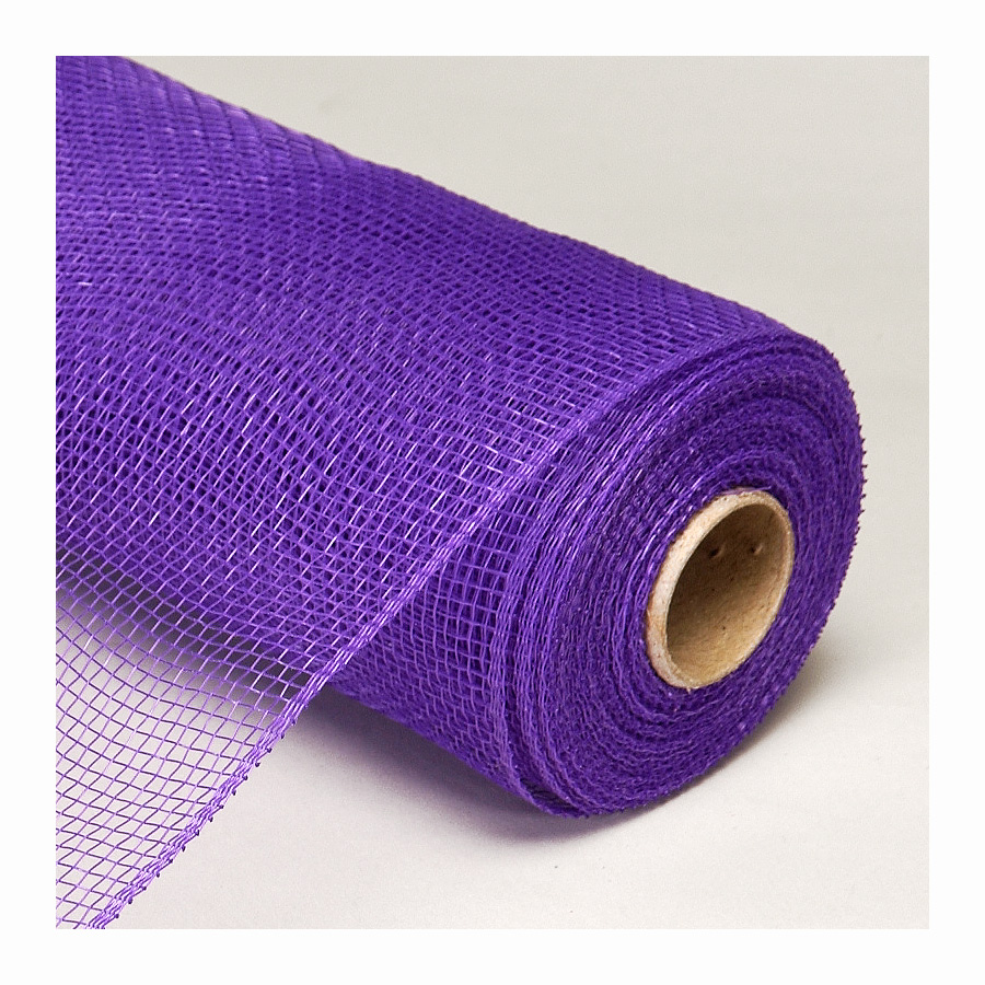 Decorative Poly Mesh Roll - Purple