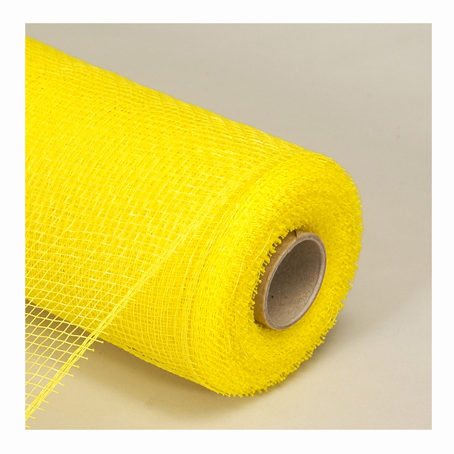 Decorative Poly Mesh Roll - Yellow