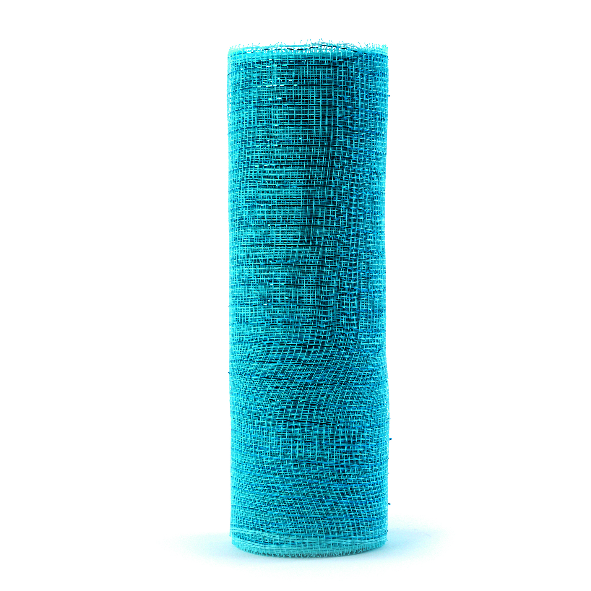 Decorative Poly Mesh Roll 10" - Blue