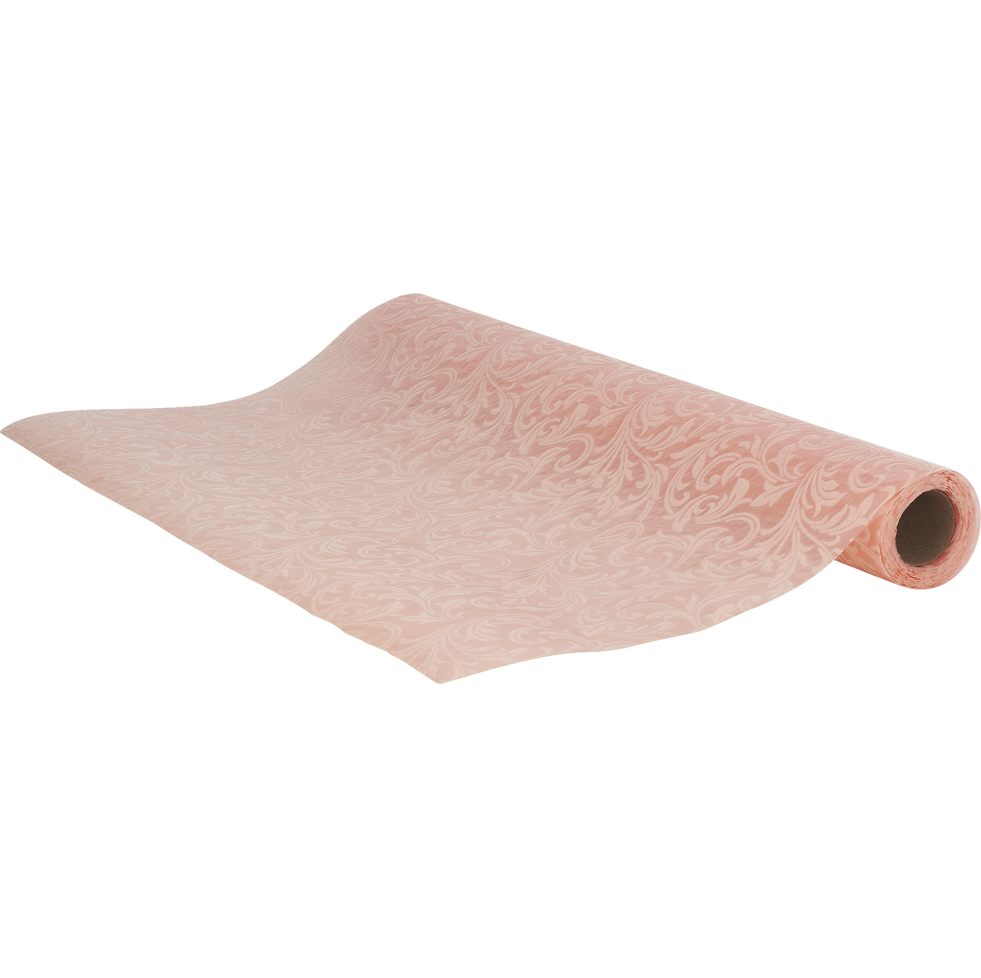Embossed Nonwoven Floral Wrapping Paper Roll 21" x 5yd - Pink