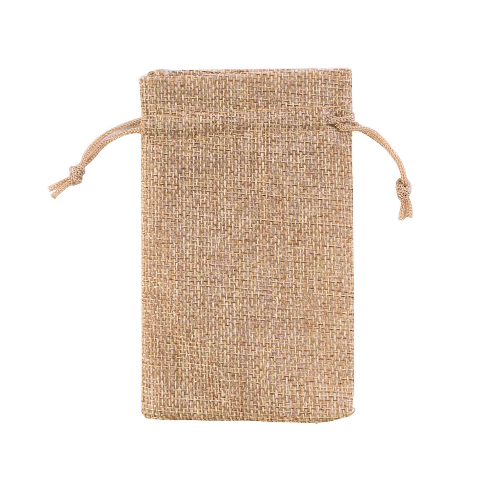 Burlap Gift Bag with Drawstring 3" x 5" 50pc/bag