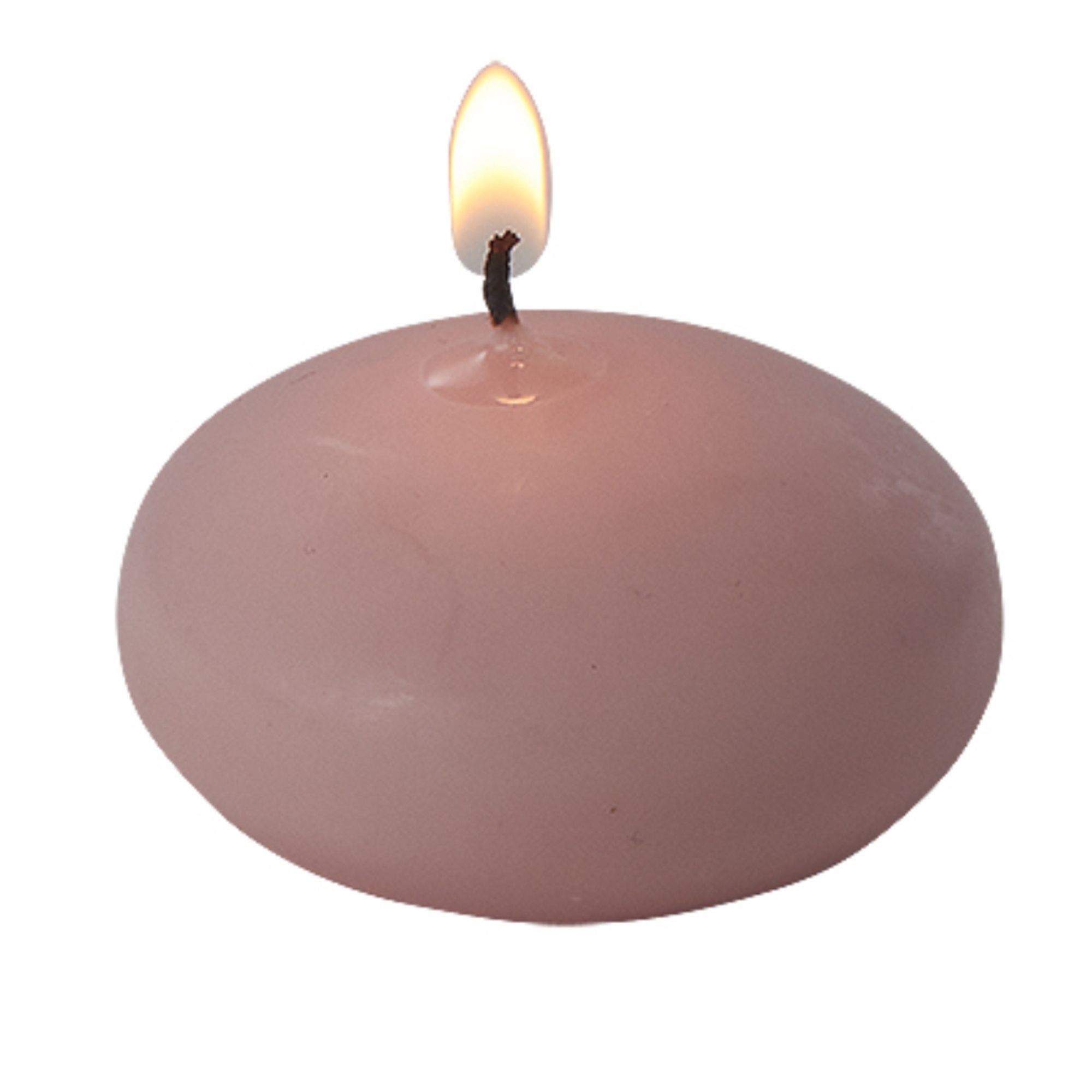 Brite Wick Unscented Floating Candles 2" 24pcs/box - Blush