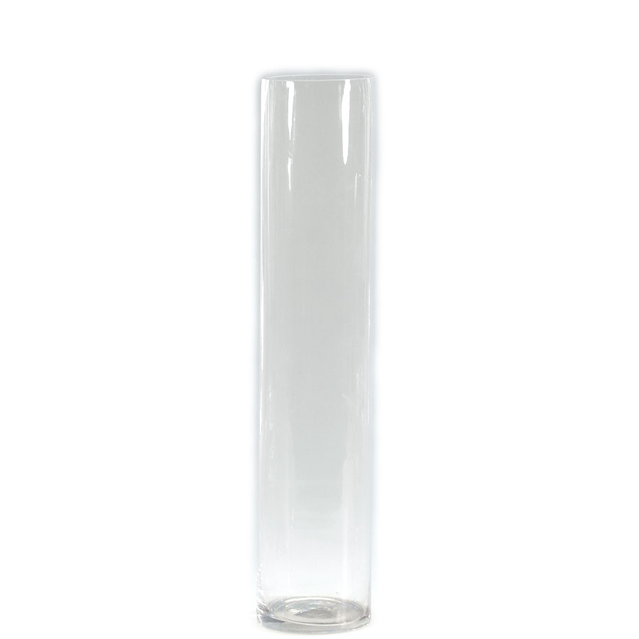 Glass Cylinder Vase 19"