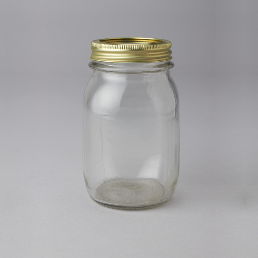 Mason Jar with Lid 12oz