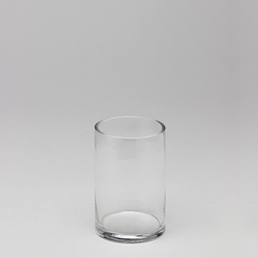 Glass Cylinder Vase 6"