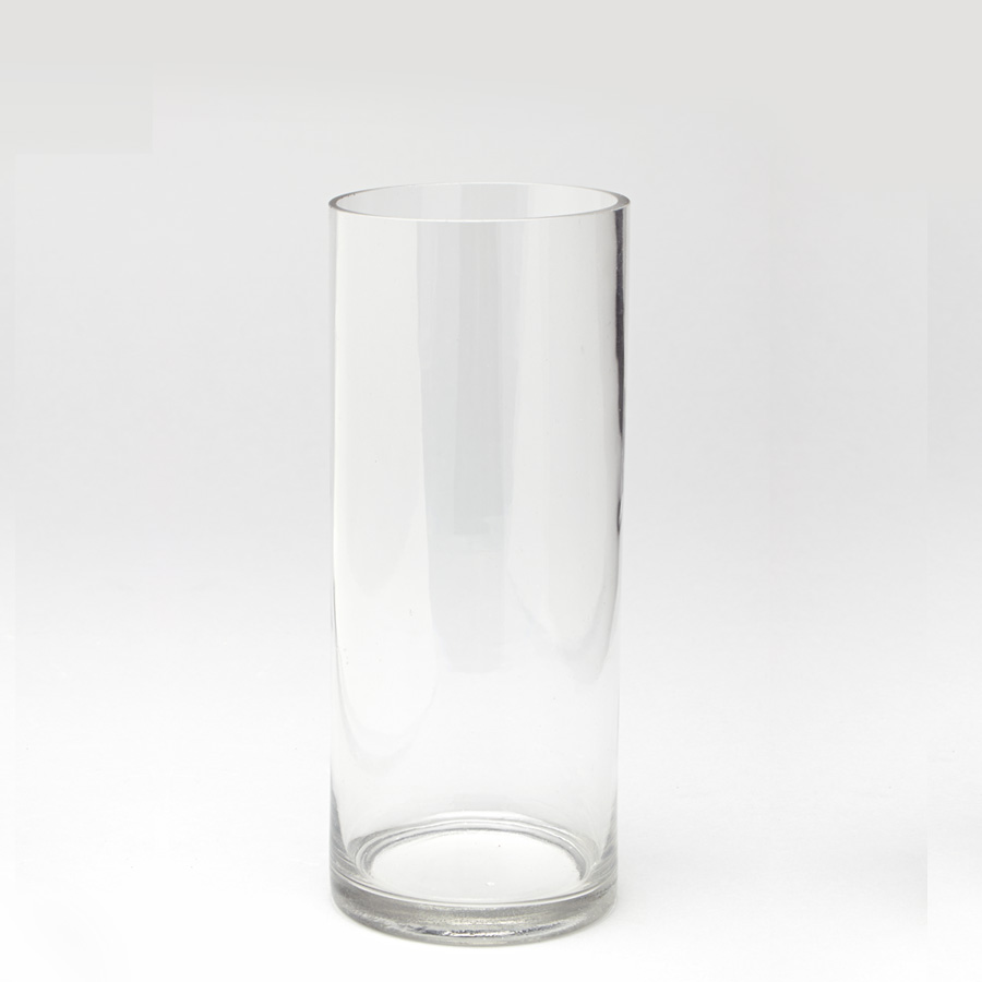 Glass Cylinder Vase 12"