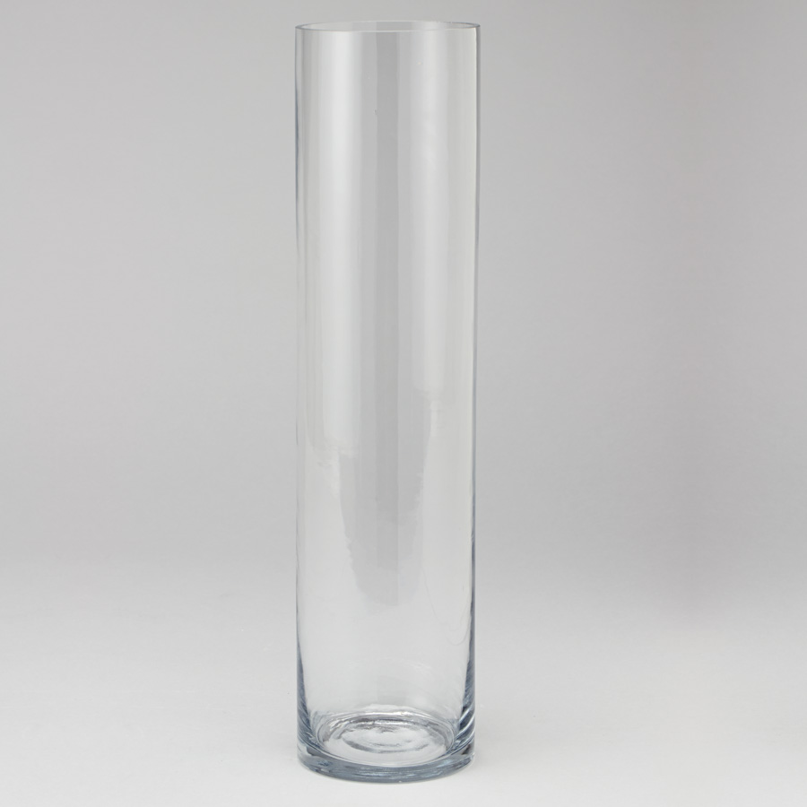 Glass Cylinder Vase 20"
