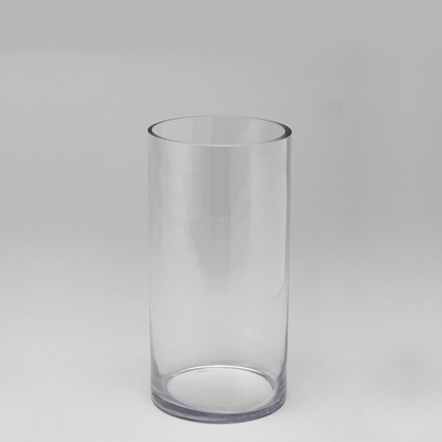 Glass Cylinder Vase 12"